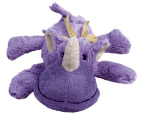 kong cozie rosie the rhino dog toy